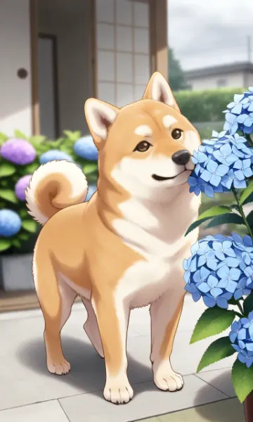 紫陽花のにおい