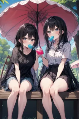 暑い日には
