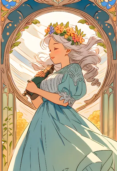 アールヌーヴォー風