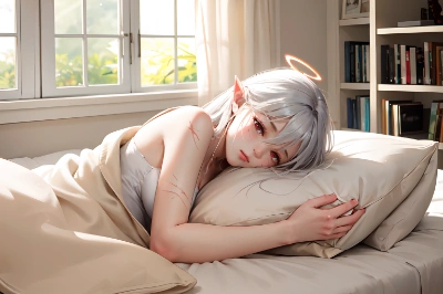 寝起きの奴隷天使