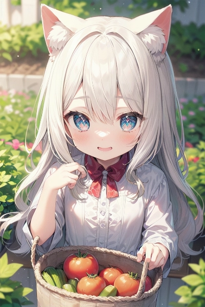 野菜いっぱい穫れた