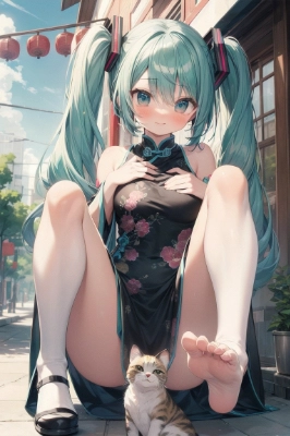 ミク　猫　I    ミク　ホテル