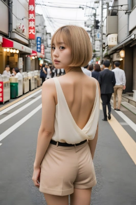 いかにもStable Diffusionじゃない女の子を