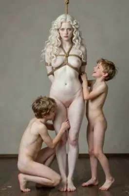 ゾンビになっちゃたママを縛って噛みつかないように躾けてます