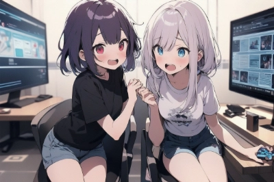 休憩中の談笑