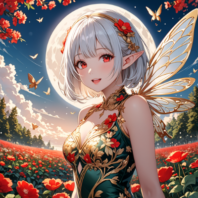 花畑のエルフ