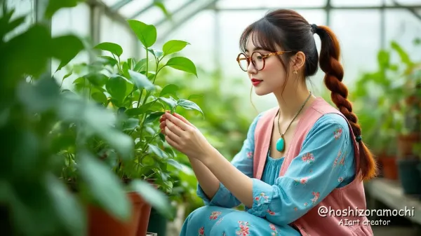 昼下がりの植物園、緑の迷宮