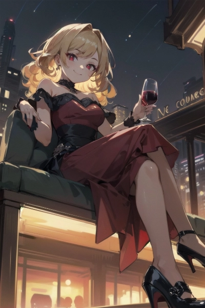 お題 ワインレッド 2