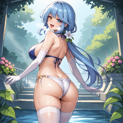 水着のお姉さん