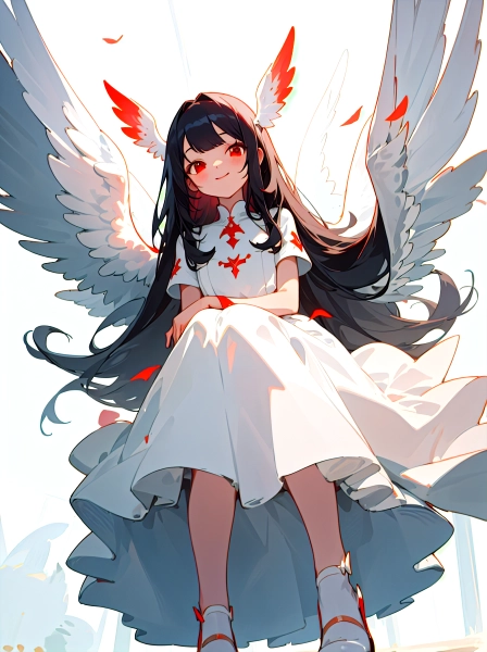 天使な黒髪ちゃん