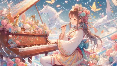 花咲く空に響く幻想の旋律