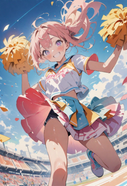 元気いっぱいチアリーダーちゃん