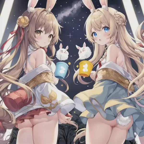 うさみみ星見る