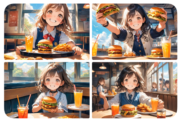 そろそろお昼時なので飯テロ👅🍔🍟