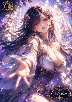 天界の美麗が差し伸べる優しい手