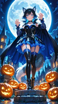 🐺 ハロウィンパーティー② 〜狼吸血鬼の牙を見せてやるぜ！〜🌕