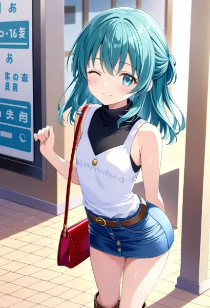 常磐アクア（お題：ブローチ）