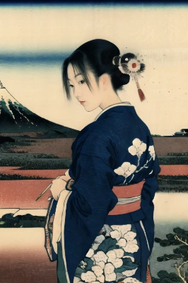 見返り姿