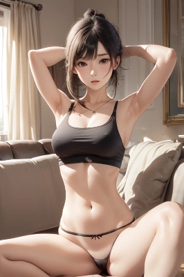 メイドに見られたお嬢さまの姿。あっ、見られた。