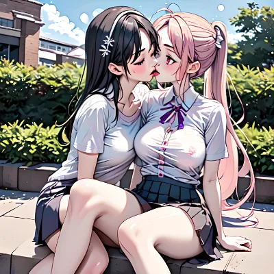 百合キス