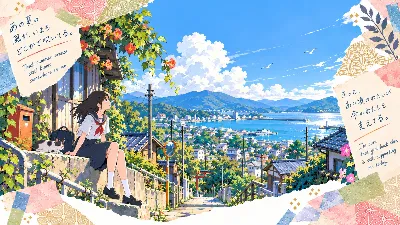 夏の風が運ぶ、遠い日の自分