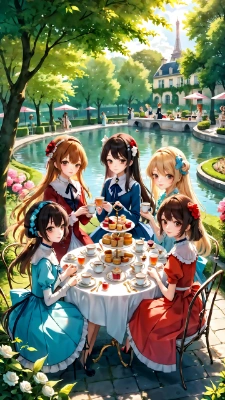 水辺の女子会