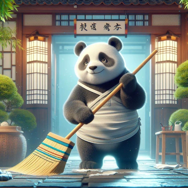 道場破りが来たらこの私が相手だ