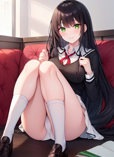 ハイソックスJK