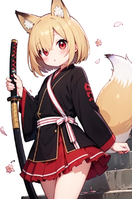 きつねの刀女子