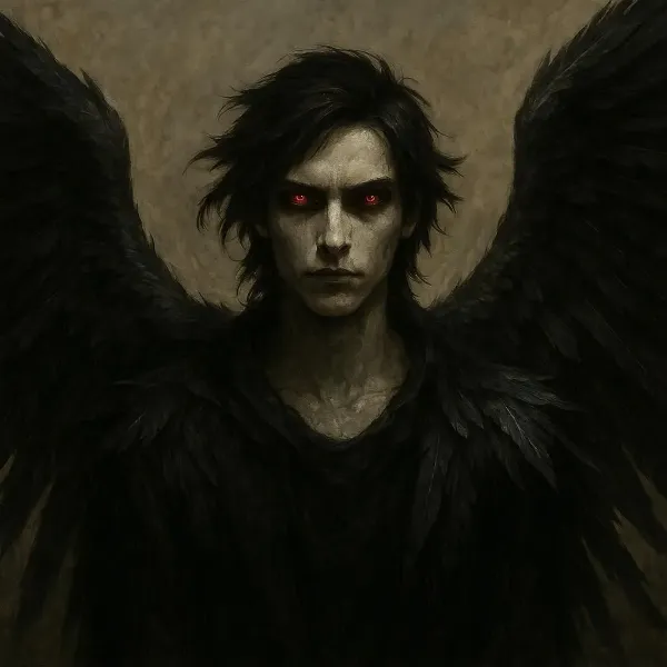 闇に輝く堕天使