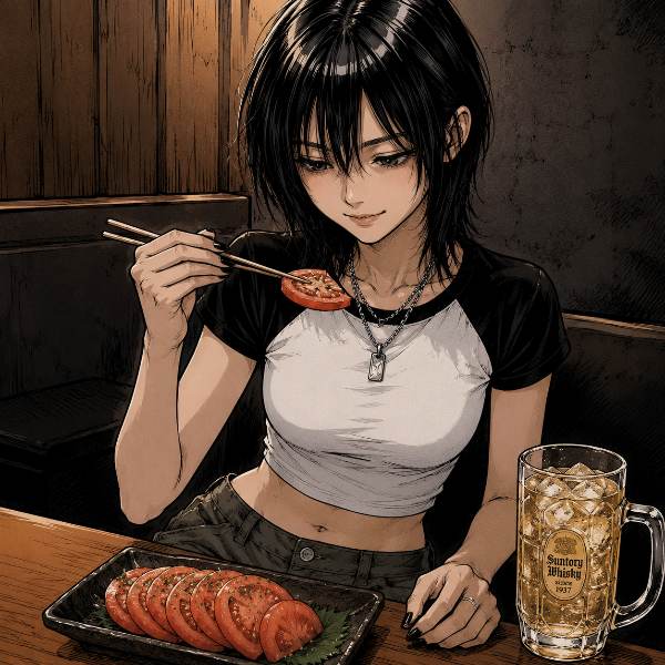ウルフちゃんと飲んでる風♡