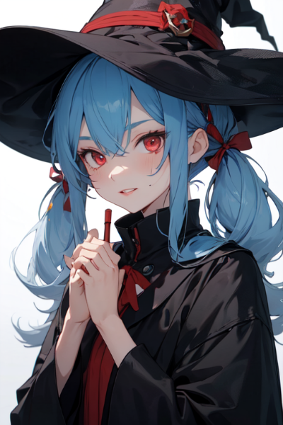 真っ赤な瞳と唇と