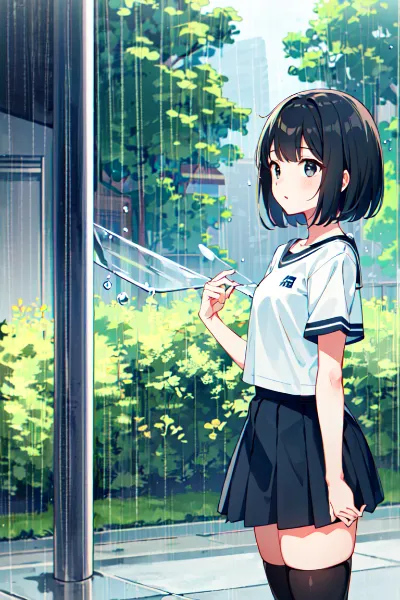 昨日のホタルと本日の雨粒