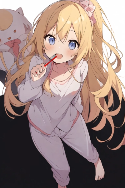 寝る前の歯磨きは大事だよ～