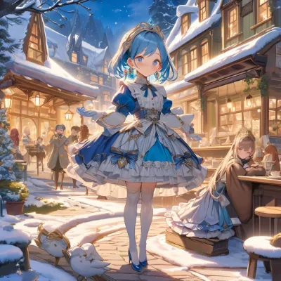 夜のお庭