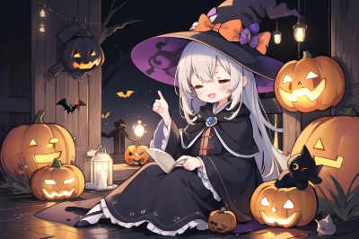 ハロウィン魔女っ子