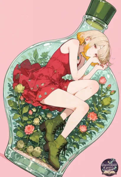 香水というか香水瓶ぽいイメージで・・・