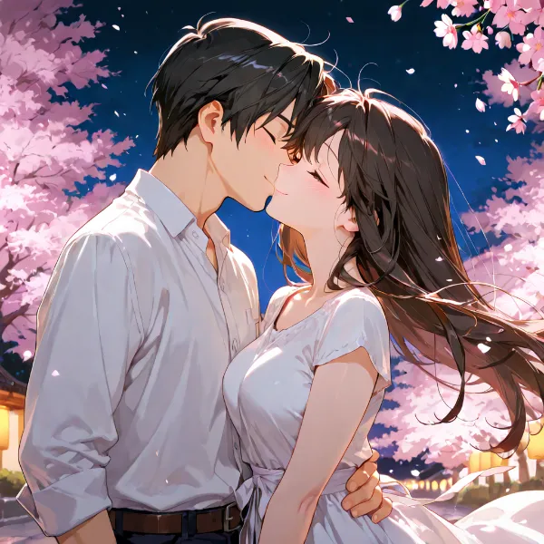 夜桜