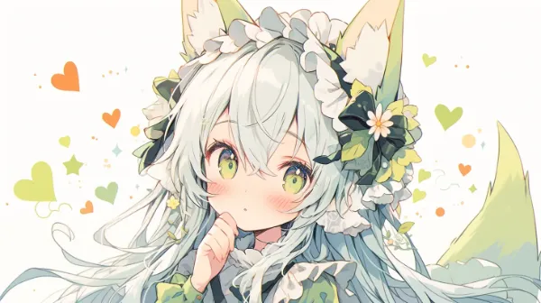 花冠の狐娘と秘密の恋心