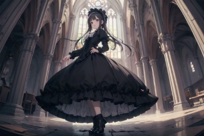 Church & gothic Lolita