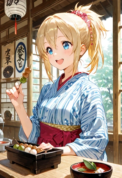 夏祭りの甘いひとくち