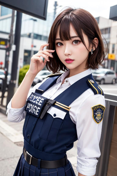 ミニスカ婦警さん