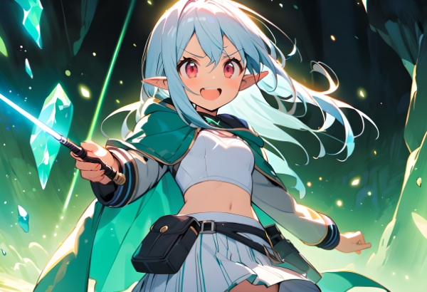 ミリシラ様の異世界百景その1「エメラルドケイブ」