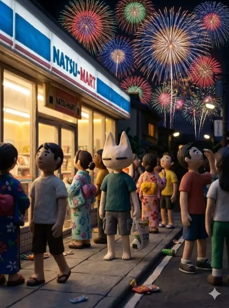 花火大会の夜