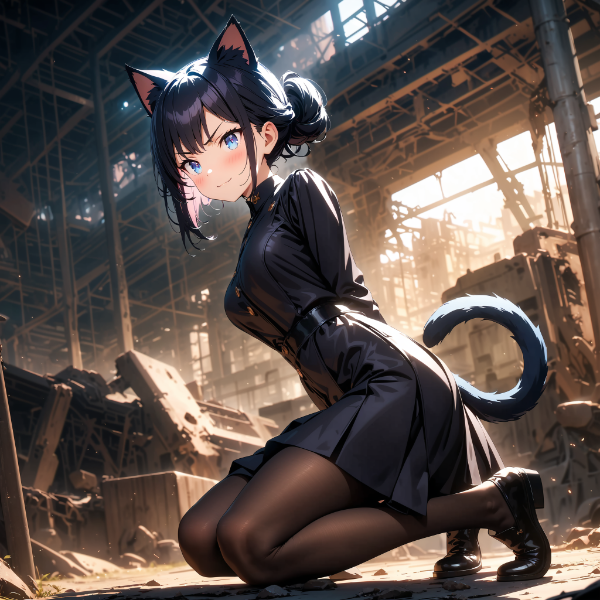 黒猫スパイ参上