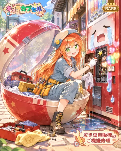 キャラカプセル・10連ガチャ！