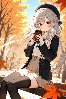 秋風に囁く銀髪の秘密