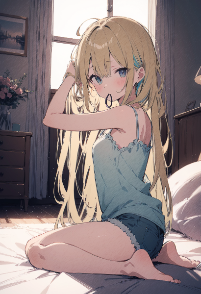 髪を整えなきゃ