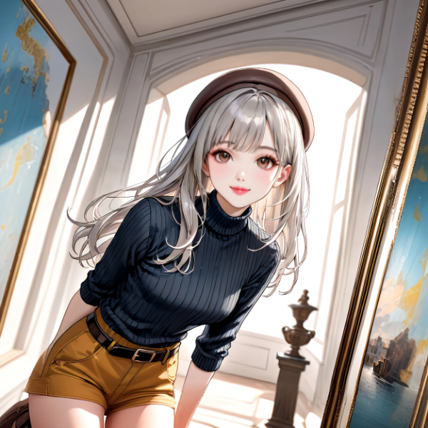 長髪キュレーター