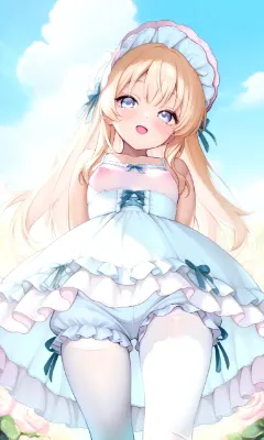 金髪少女の誘惑